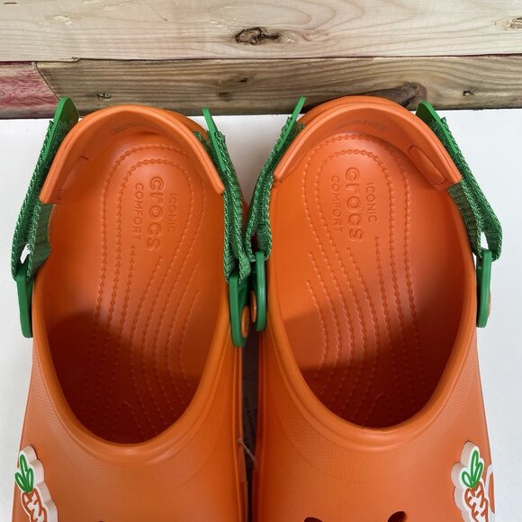 Anwar Carrots X Crocs All Terrain Clog Slip-On Shoes US Men’s 12 Orange NEW RARE